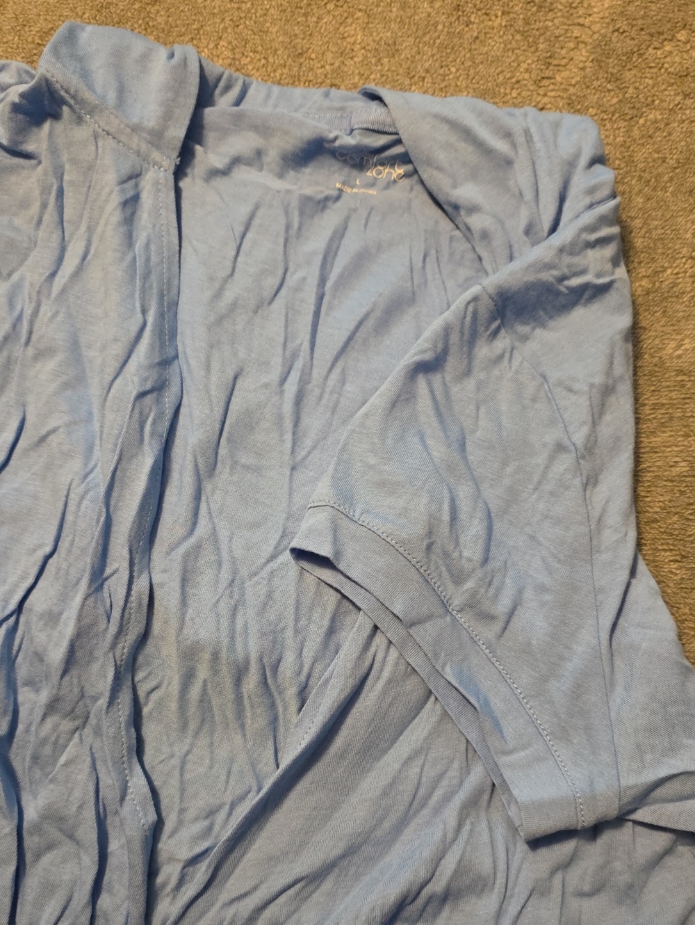 New York & Company Light Blue Women's Open-Front Hoodie